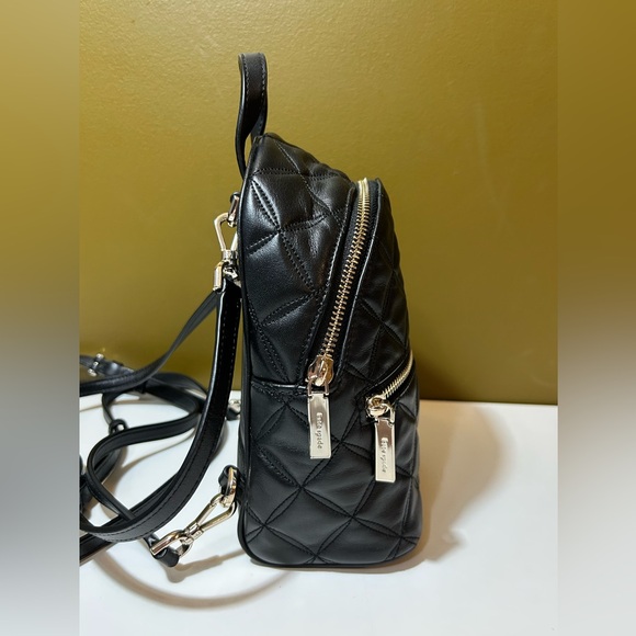 Kate Spade Black Quilted Mini Backpack - Picture 4 of 10